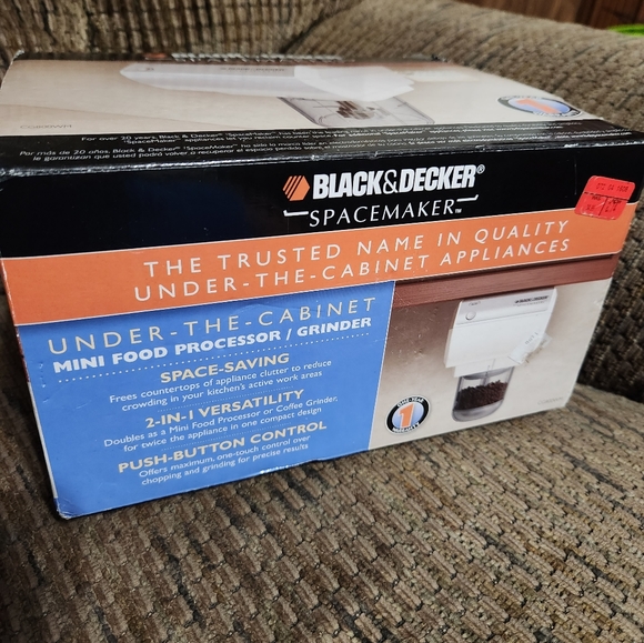 BLACK+DECKER Spacemaker Mini Food Processor and Grinder Under the Cabinet CG800 - Picture 6 of 8